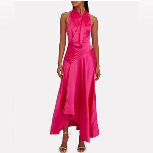 ACLER
Palmera Draped Satin Maxi Dress